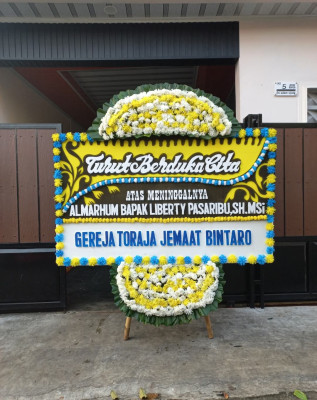 Papan Bunga Duka di Kepuh